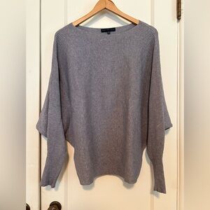 Joan Voss Dolman sleeved Gray Women's Sweater